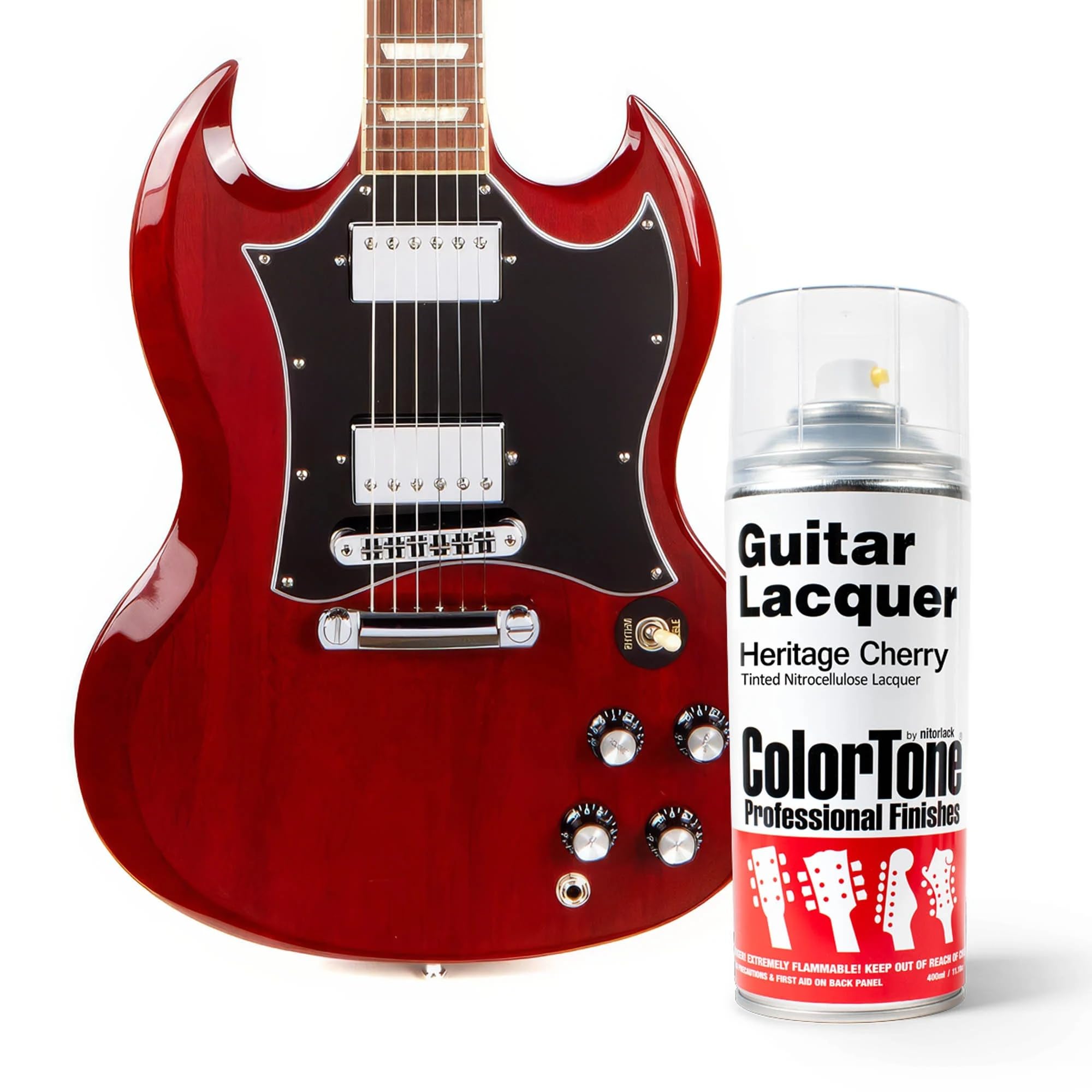 Amazon.com: ColorTone Aerosol Guitar Lacquer, Heritage Cherry